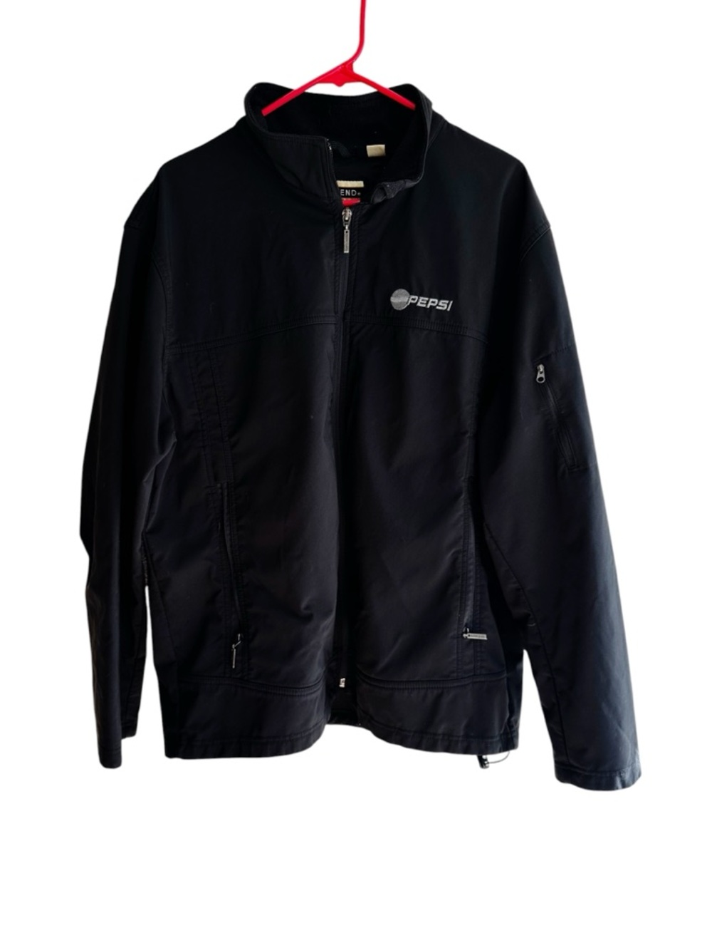 Vintage North End Pepsi Employee Softshell Fleece Lined Jacket